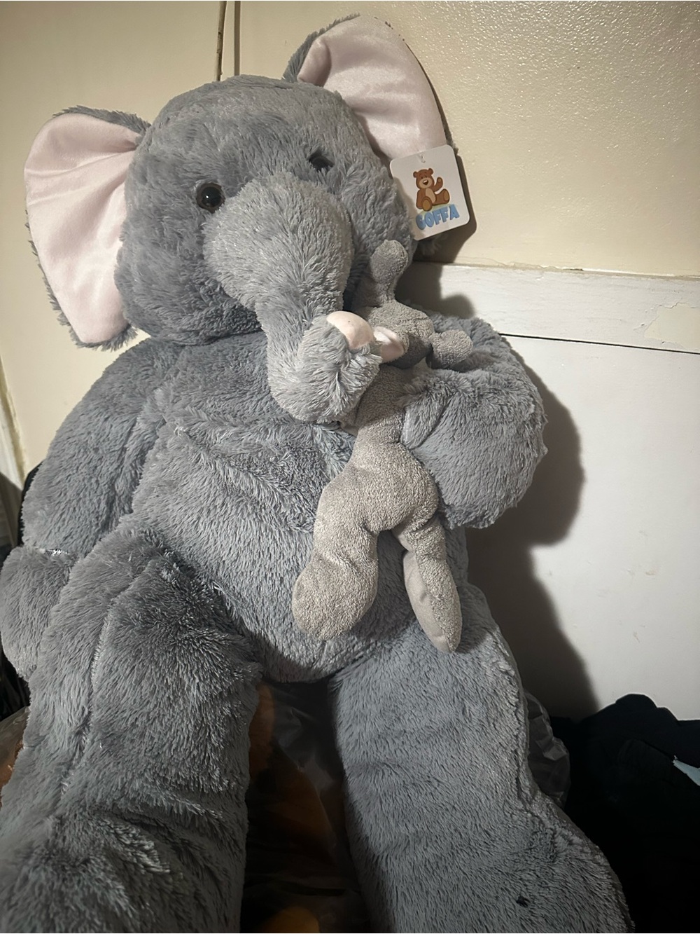 Grey Elephant Plush